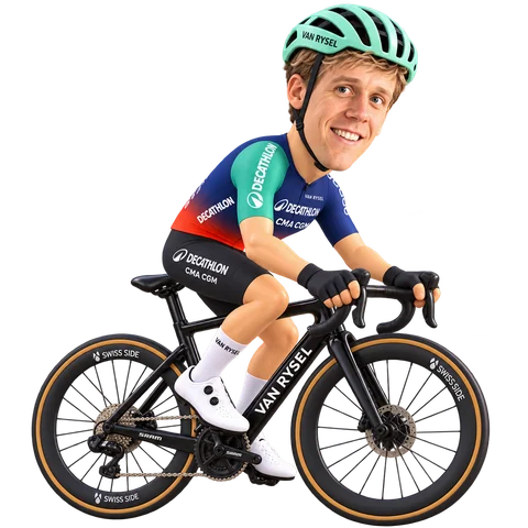 Illustration of Cees Bol in Decathlon CMA CGM's 2026 team kit