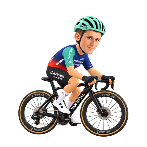 Illustration of Nicolas Prodhomme in Decathlon CMA CGM's 2026 team kit