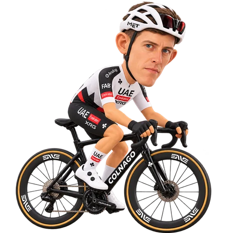 Illustration of Nils Politt in UAE Team Emirates-XRG's 2026 team kit